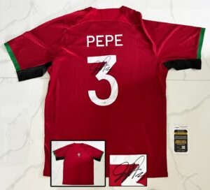 Pepe Signed Jersey Portugal JSA 2