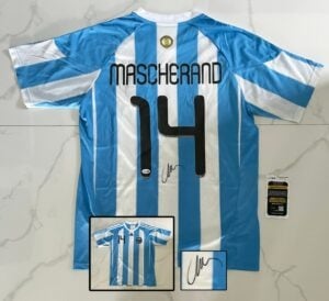 Javier Mascherano Signed Jersey Argentina JSA
