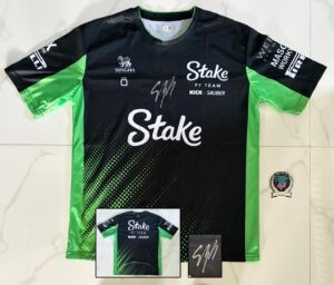 Gabriel Bortoleto Signed Shirt Audi Stake Jersey Beckett BAS