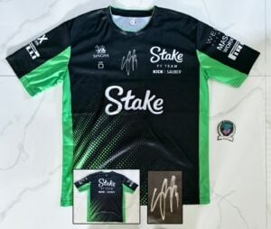Gabriel Bortoleto Signed Shirt Audi Stake Jersey Beckett BAS 3