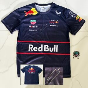 Isack Hadjar Signed Shirt Red Bull Jersey Beckett BAS 1