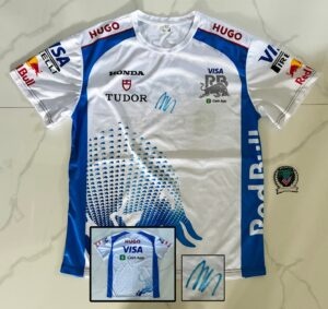 Andrea Kimi Antonelli Signed Shirt Mercedes Visa Cash App Jersey Beckett BAS 2