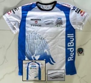 Arvid Lindblad Signed Shirt Visa Cash App Jersey Beckett BAS
