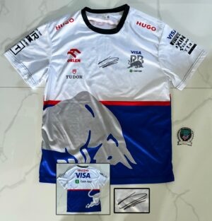 Arvid Lindblad Signed Shirt Visa Cash App Jersey Beckett BAS 2