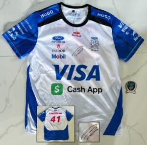 Arvid Lindblad Signed Shirt Visa Cash App Jersey Beckett BAS 3