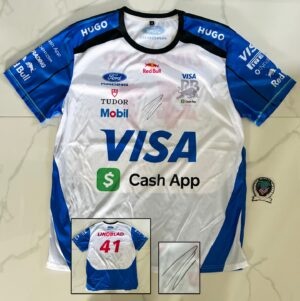 Arvid Lindblad Signed Shirt Visa Cash App Jersey Beckett BAS 4