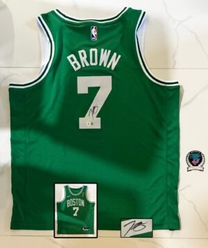 Jaylen Brown Signed Jersey Boston Celtics Beckett BAS