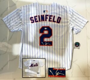 Jerry Seinfeld Signed Jersey New York Mets Beckett BAS