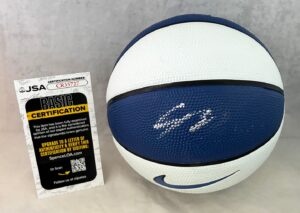 Cameron Boozer Signed Mini Basketball Duke Blue Devils JSA