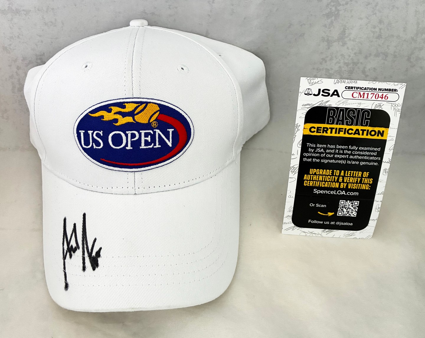 Andre Agassi Signed Hat US Open JSA