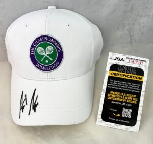 Andre Agassi Signed Hat Wimbledon JSA