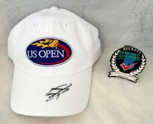 Jannik Sinner Signed Hat US Open Beckett BAS