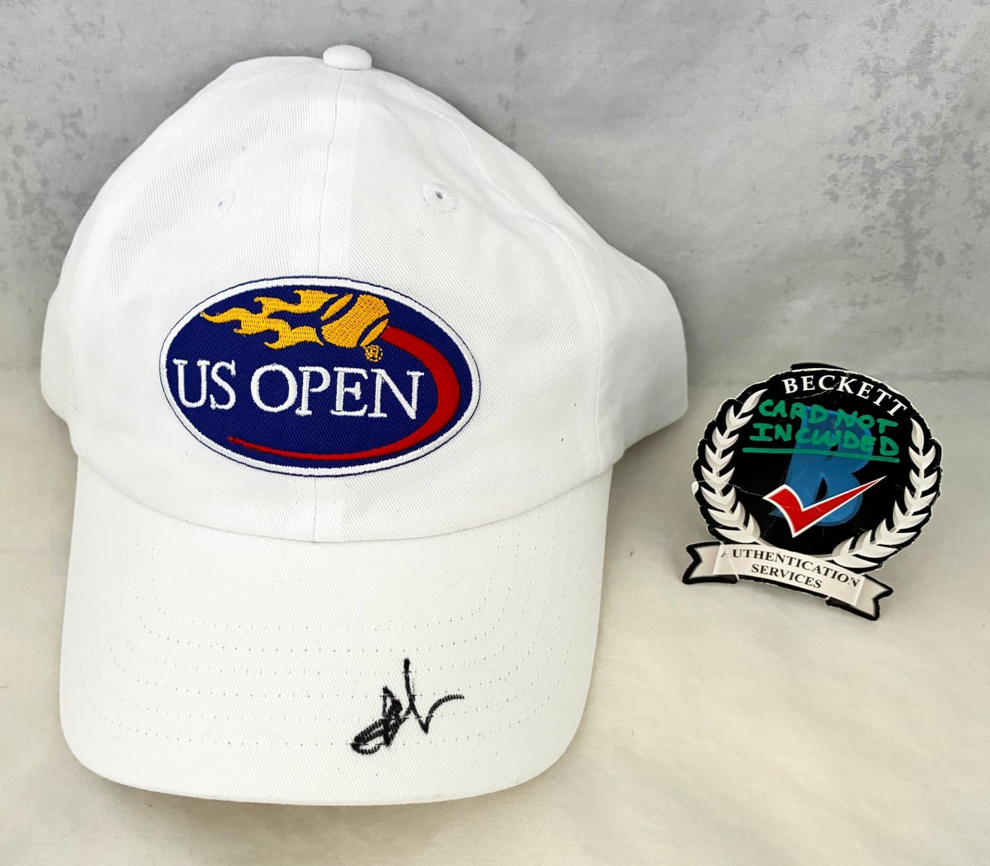 Emma Raducanu Signed Hat US Open Beckett BAS
