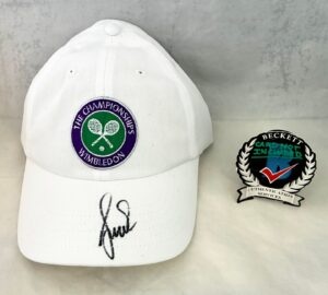Elena Rybakina Signed Hat Wimbledon Beckett BAS 1