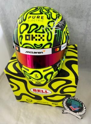 Lando Norris Signed Helmet 1:2 2025 Season McLaren F1 BAS