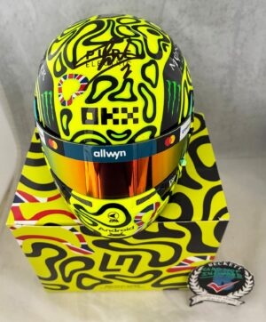 Lando Norris Signed Helmet 1:2 2025 British GP McLaren F1 BAS