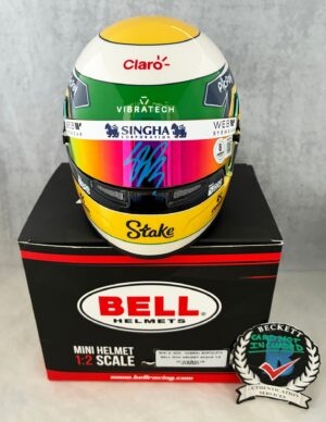 Gabriel Bortoleto Signed Helmet 1:2 2025 Season Stake F1 BAS