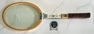 Chris Evert Signed Tennis Racquet Beckett BAS 2