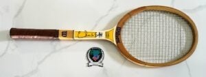 Chris Evert Signed Tennis Racquet Beckett BAS 4