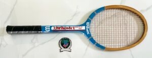 Chris Evert Signed Tennis Racquet Beckett BAS 6