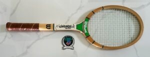 Chris Evert Signed Tennis Racquet Beckett BAS 7