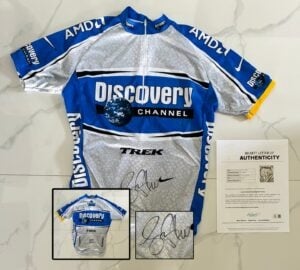 Lance Armstrong Signed Jersey Tour de France Beckett BAS