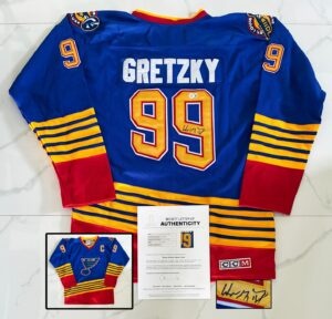 Wayne Gretzky Signed Jersey St. Louis Blues Beckett BAS