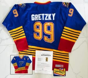 Wayne Gretzky Signed Jersey St. Louis Blues Beckett BAS 1