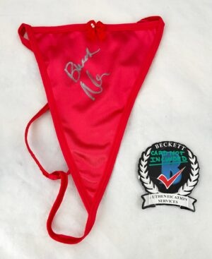 Brooks Nader Signed Panties Baywatch Beckett BAS