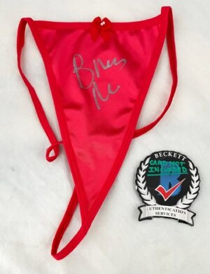Brooks Nader Signed Panties Baywatch Beckett BAS 1