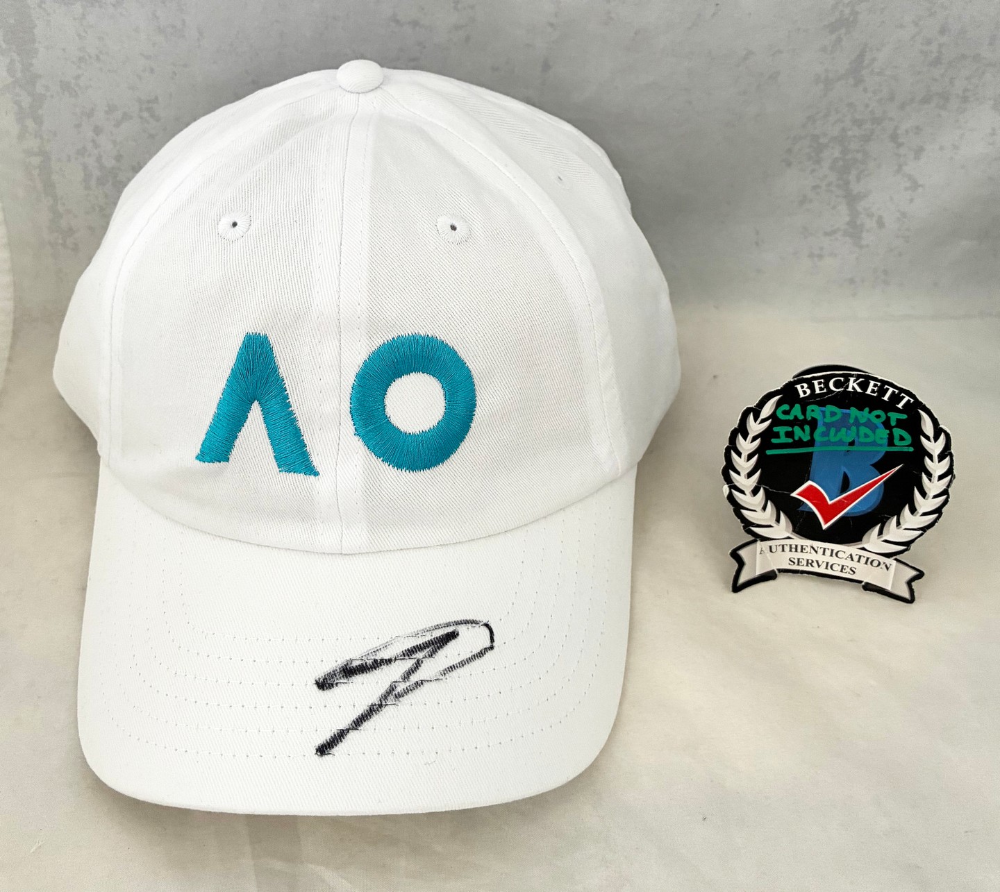 Elena Rybakina Signed Hat Australian Open Beckett BAS