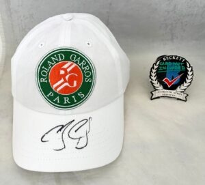 Alexander Zverev Signed Hat Roland Garros French Open Beckett BAS 1