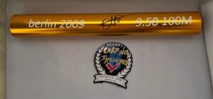Usain Bolt Signed Baton 2009 Berlin 9.58 World Record Olympics Beckett BAS 1