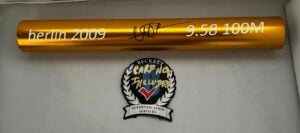 Usain Bolt Signed Baton 2009 Berlin 9.58 World Record Olympics Beckett BAS 4