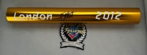 Usain Bolt Signed Baton 2012 London Olympics Beckett BAS 4