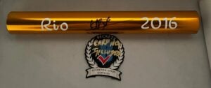 Usain Bolt Signed Baton 2016 Rio Olympics Beckett BAS 3