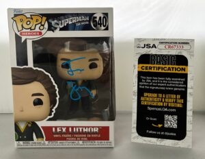 Jesse Eisenberg Signed Funko Pop Lex Luthor JSA