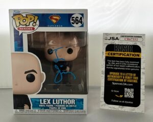 Jesse Eisenberg Signed Funko Pop Lex Luthor JSA 1