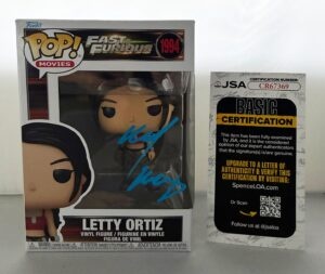 Michelle Rodriguez Signed Funko Pop Letty Ortiz Fast & Furious JSA 1