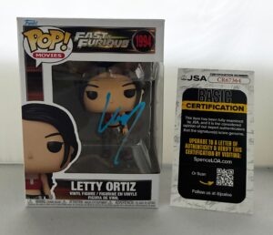 Michelle Rodriguez Signed Funko Pop Letty Ortiz Fast & Furious JSA 2