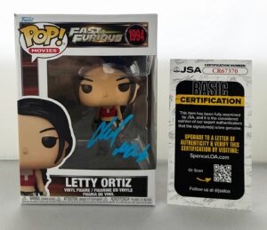 Michelle Rodriguez Signed Funko Pop Letty Ortiz Fast & Furious JSA 4