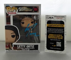 Michelle Rodriguez Signed Funko Pop Letty Ortiz Fast & Furious JSA 6