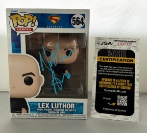 Nicholas Hoult Signed Funko Pop Lex Luthor JSA