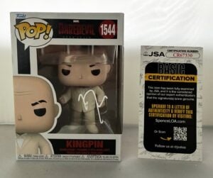 Vincent D'Onofrio Signed Funko Pop Kingpin Daredevil JSA 1