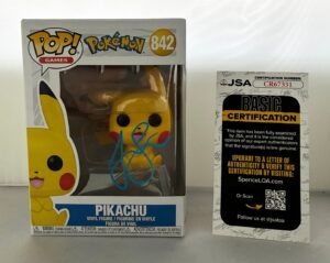 Justice Smith Signed Funko Pop Pikachu Pokemon JSA