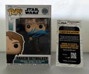 Hayden Christensen Signed Funko Pop Anakin Skywalker Star Wars JSA 1