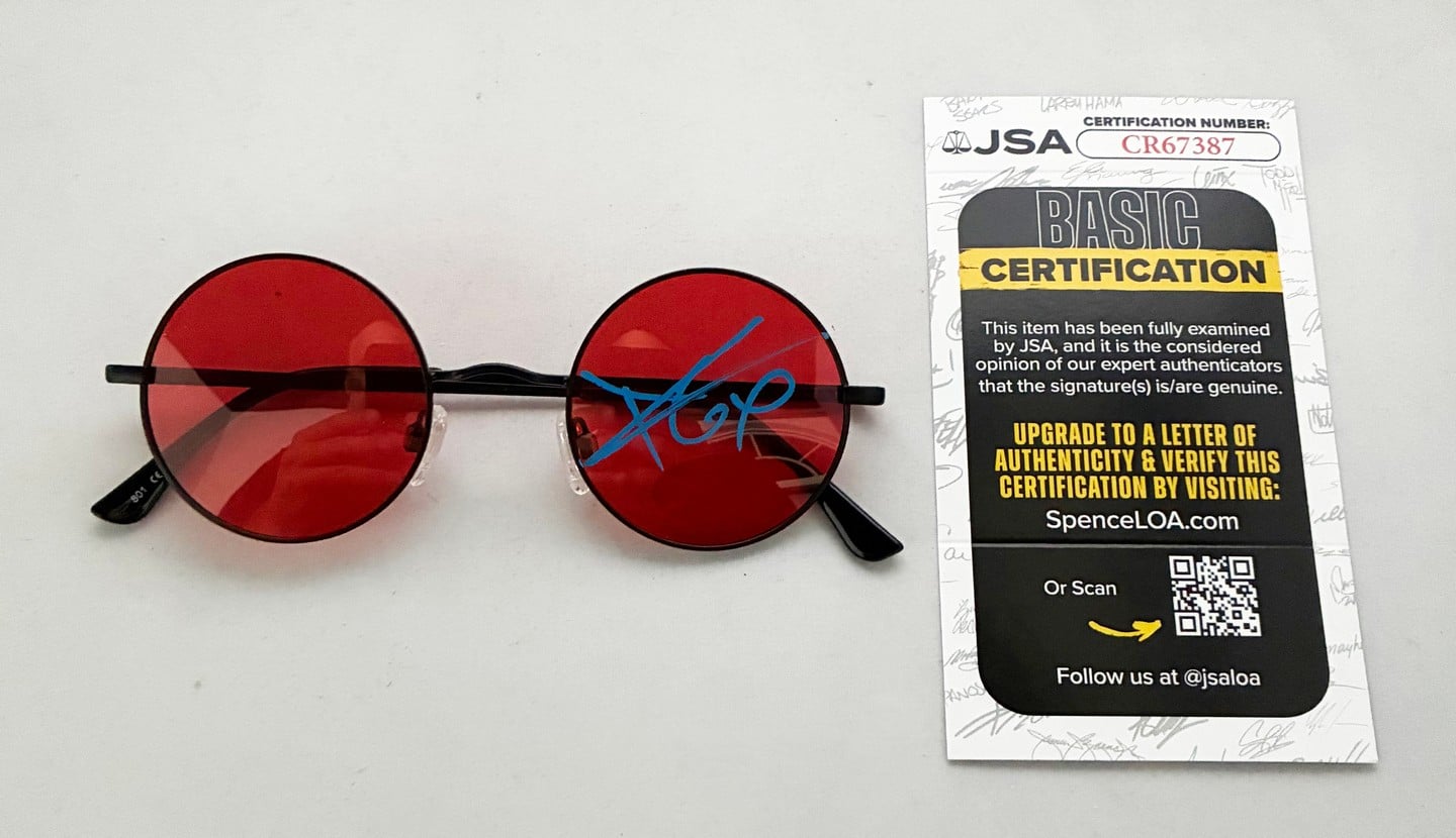 Charlie Cox Signed Glasses Daredevil Born Again JAS 1