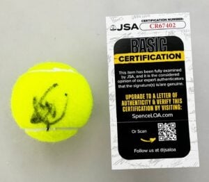 Novak Djokovic Signed Tennis Ball JSA