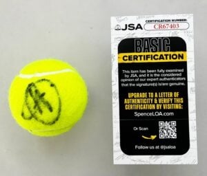 Novak Djokovic Signed Tennis Ball JSA 2