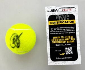Novak Djokovic Signed Tennis Ball JSA 4